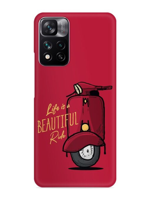 Life Is Beautiful Rides Snap Case for Xiaomi Mi 11I Hypercharge (5G)