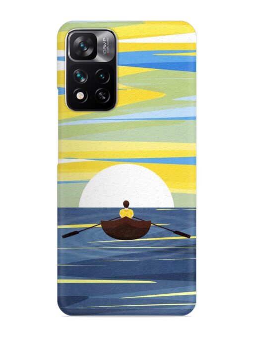 Rowing Person Ferry Paddle Snap Case for Xiaomi Mi 11I Hypercharge (5G)