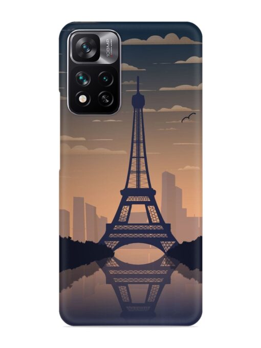 France Paris Eiffel Tower Gradient Snap Case for Xiaomi Mi 11I Hypercharge (5G) Zapvi