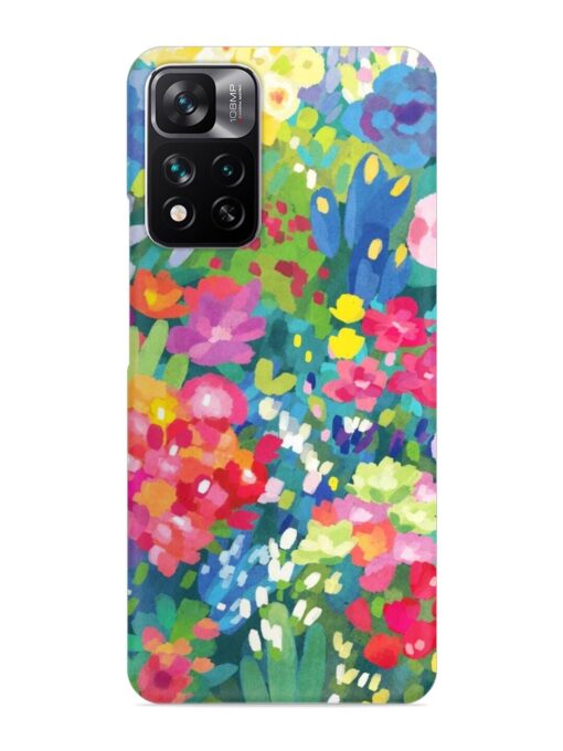 Watercolor Flower Art Snap Case for Xiaomi Mi 11I Hypercharge (5G)