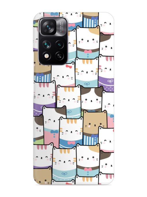 Cute Adorable Cat Snap Case for Xiaomi Mi 11I Hypercharge (5G)