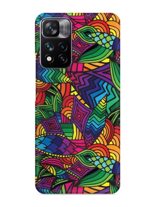 Abstract Multicolor Seamless Snap Case for Xiaomi Mi 11I Hypercharge (5G) Zapvi