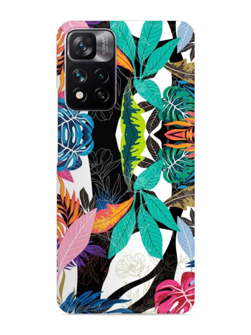 Floral Pattern Bright Snap Case for Xiaomi Mi 11I Hypercharge (5G)