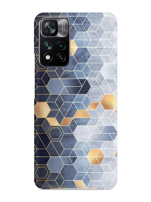 Geometric Abstraction Hexagons Snap Case for Xiaomi Mi 11I Hypercharge (5G)