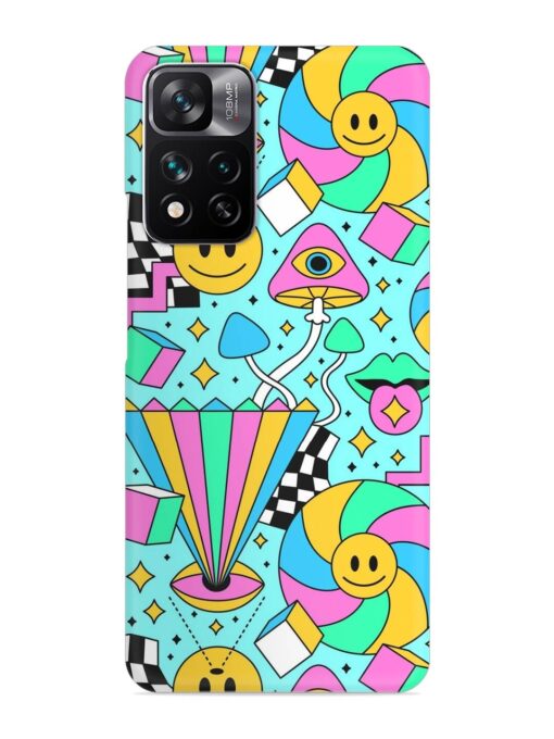 Trippy Rainbow 60S Snap Case for Xiaomi Mi 11I Hypercharge (5G)