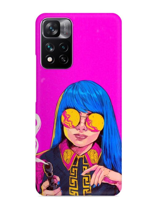 Aesthetic Anime Girl Snap Case for Xiaomi Mi 11I Hypercharge (5G)