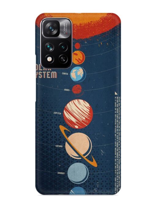 Solar System Vector Snap Case for Xiaomi Mi 11I Hypercharge (5G)