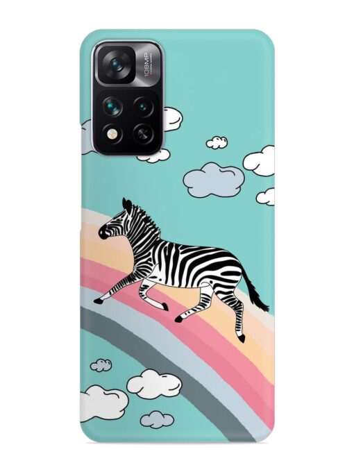 Running Zebra Snap Case for Xiaomi Mi 11I Hypercharge (5G) Zapvi