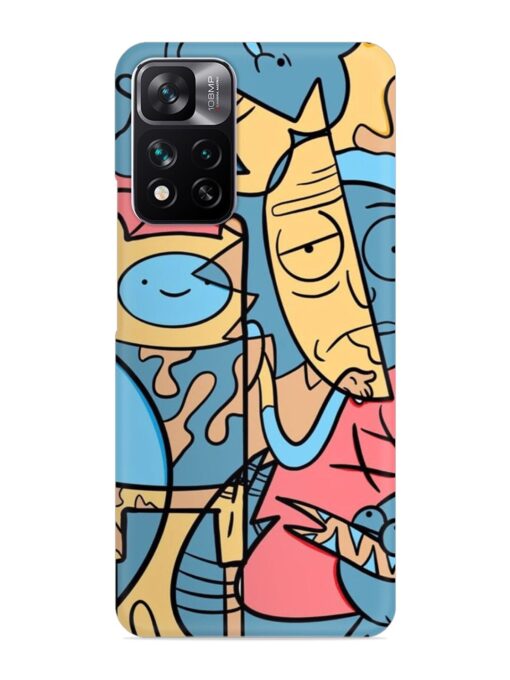 Silly Face Doodle Snap Case for Xiaomi Mi 11I Hypercharge (5G)