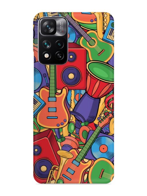 Colorful Music Art Snap Case for Xiaomi Mi 11I Hypercharge (5G)