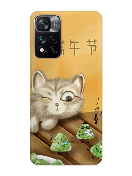 Cat Scorpion Dancing Snap Case for Xiaomi Mi 11I Hypercharge (5G)