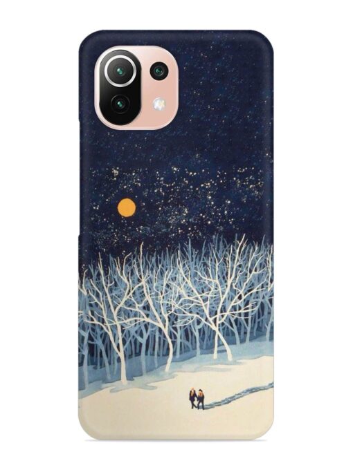 Full Moon Snowshoe Tour Snap Case for Xiaomi Mi 11 Lite Zapvi