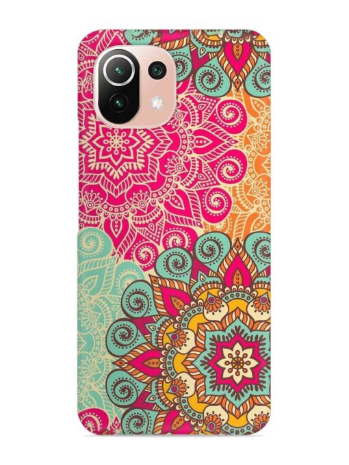 Mandala Seamless Snap Case for Xiaomi Mi 11 Lite Zapvi