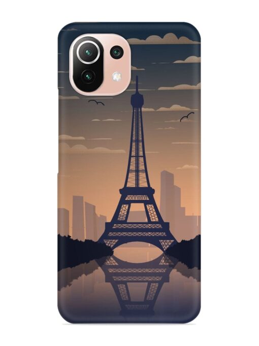 France Paris Eiffel Tower Gradient Snap Case for Xiaomi Mi 11 Lite Zapvi