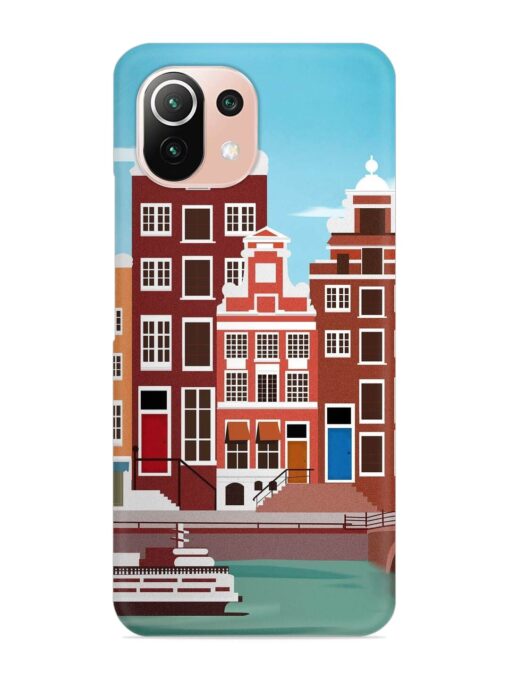 Scenery Architecture Amsterdam Landscape Snap Case for Xiaomi Mi 11 Lite Zapvi