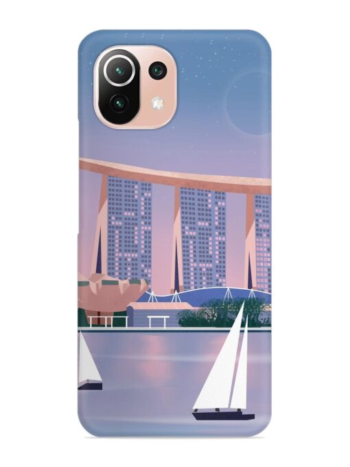 Singapore Scenery Architecture Snap Case for Xiaomi Mi 11 Lite Zapvi