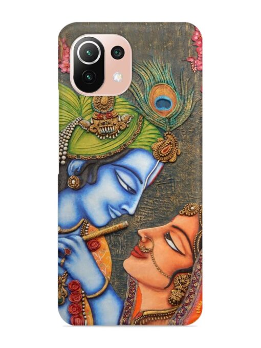 Lord Radha Krishna Flute Art Snap Case for Xiaomi Mi 11 Lite Zapvi