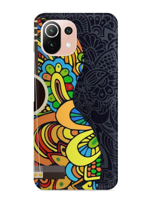 Guitar Vector Art Snap Case for Xiaomi Mi 11 Lite Zapvi