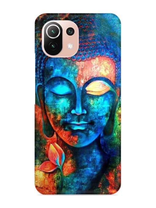 Buddha Painting Snap Case for Xiaomi Mi 11 Lite Zapvi