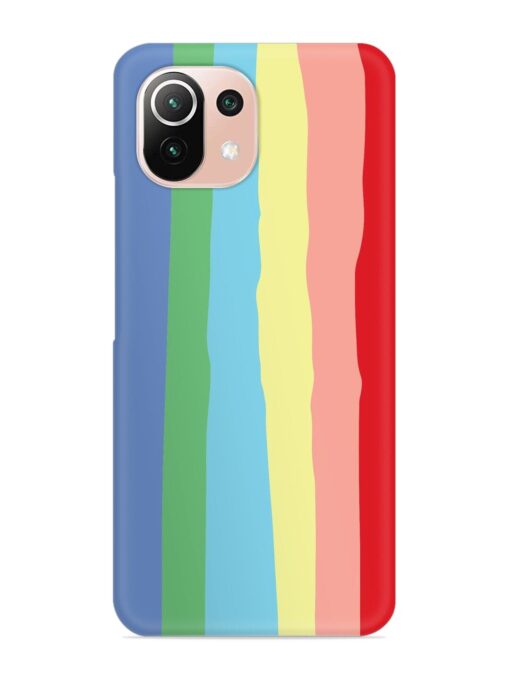 Rainbow Premium Shade Snap Case for Xiaomi Mi 11 Lite Zapvi