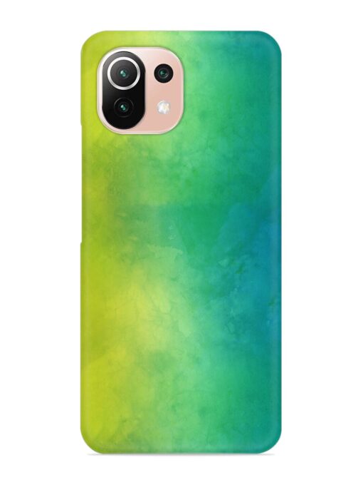 Yellow Green Gradient Snap Case for Xiaomi Mi 11 Lite Zapvi