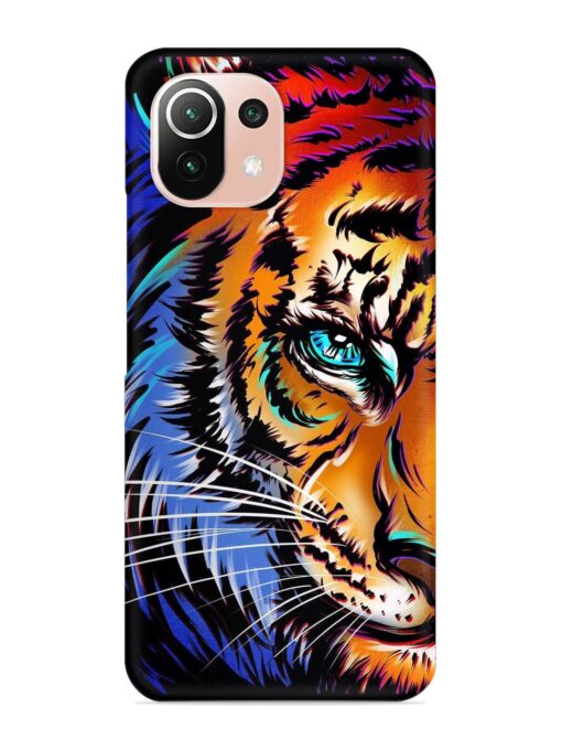 Colorful Lion Art Snap Case for Xiaomi Mi 11 Lite Zapvi