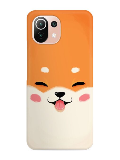 Happy Cat Art Snap Case for Xiaomi Mi 11 Lite Zapvi