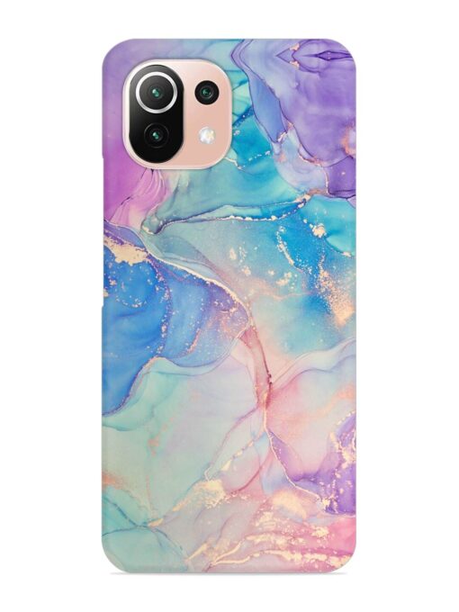 Alcohol Ink Colors Snap Case for Xiaomi Mi 11 Lite Zapvi