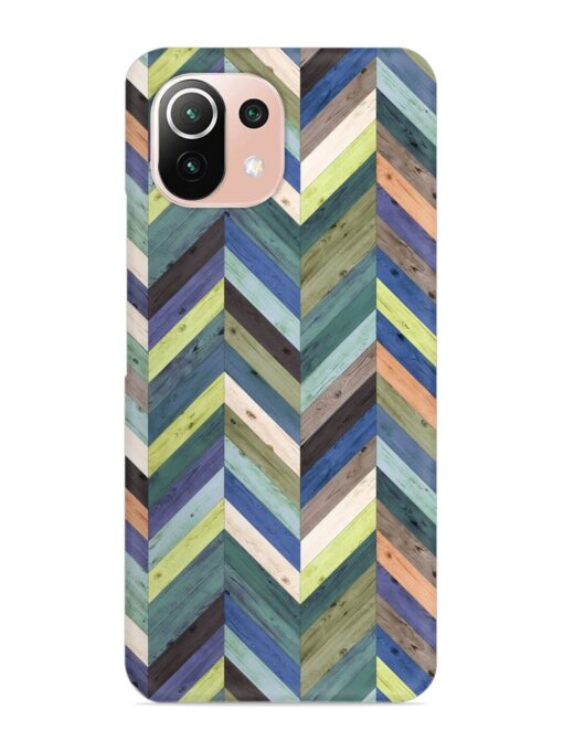 Chevron Random Color Snap Case for Xiaomi Mi 11 Lite Zapvi