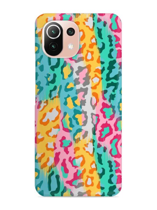 Seamless Vector Colorful Snap Case for Xiaomi Mi 11 Lite Zapvi