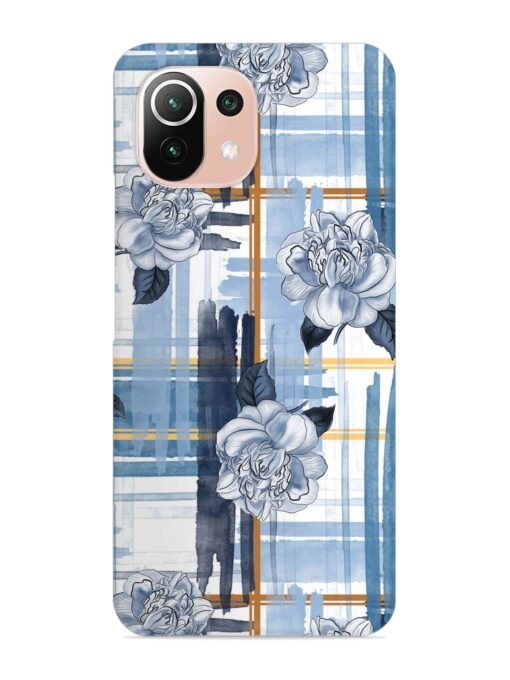 Watercolor Pattern Rose Snap Case for Xiaomi Mi 11 Lite Zapvi