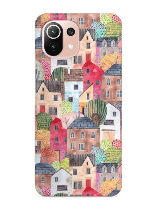 Abstract Seamless Pattern Snap Case for Xiaomi Mi 11 Lite Zapvi