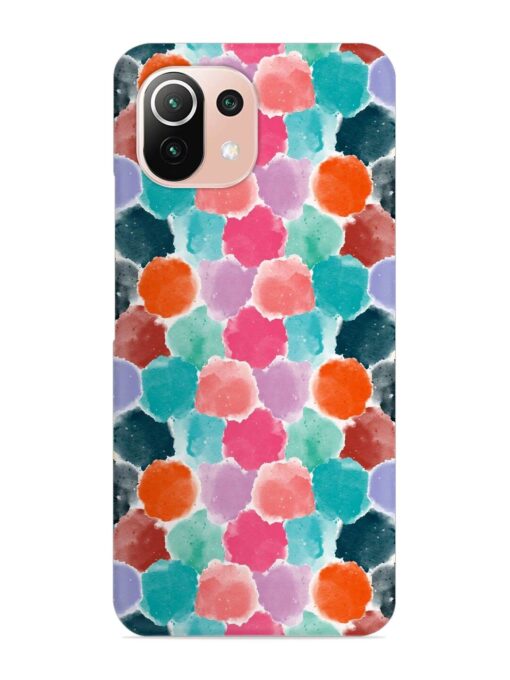 Colorful Seamless Pattern Snap Case for Xiaomi Mi 11 Lite Zapvi