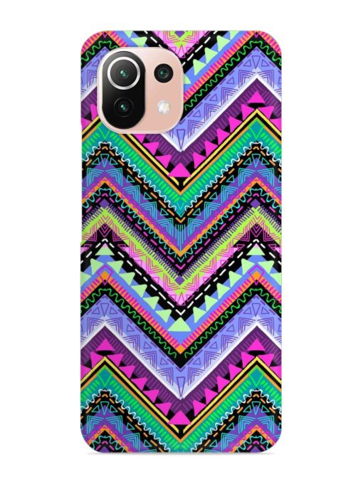 Tribal Aztec Print Snap Case for Xiaomi Mi 11 Lite Zapvi