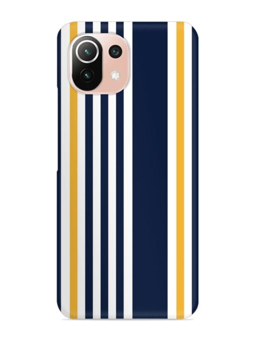 Seamless Stripe Pattern Snap Case for Xiaomi Mi 11 Lite Zapvi