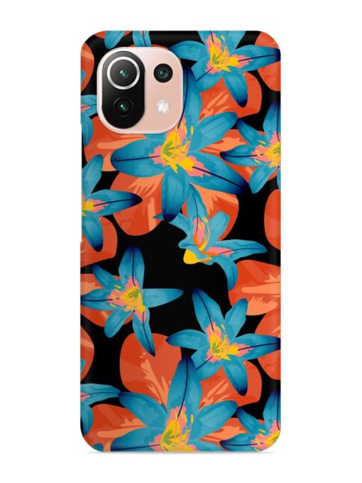 Philippine Flowers Seamless Snap Case for Xiaomi Mi 11 Lite Zapvi