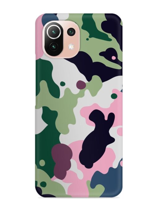 Seamless Funky Camouflage Snap Case for Xiaomi Mi 11 Lite Zapvi