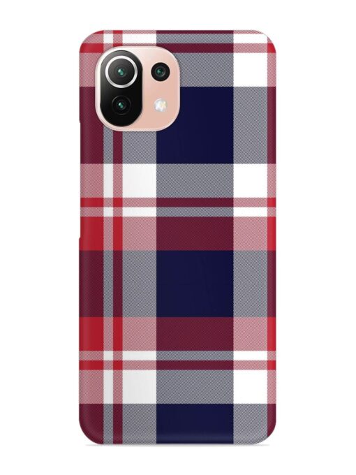 Classic Plaid Tartan Snap Case for Xiaomi Mi 11 Lite Zapvi