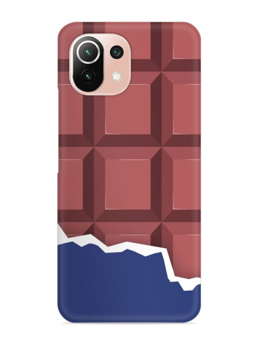 Chocolate Vector Art Snap Case for Xiaomi Mi 11 Lite Zapvi