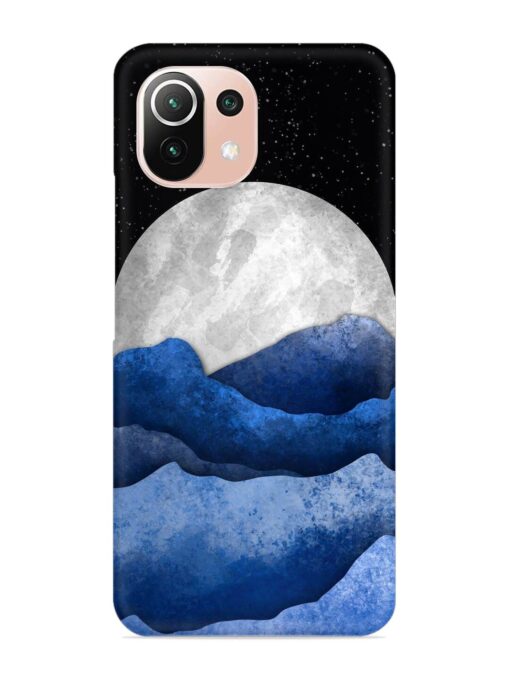 Full Moon Mountain Vector Snap Case for Xiaomi Mi 11 Lite Zapvi