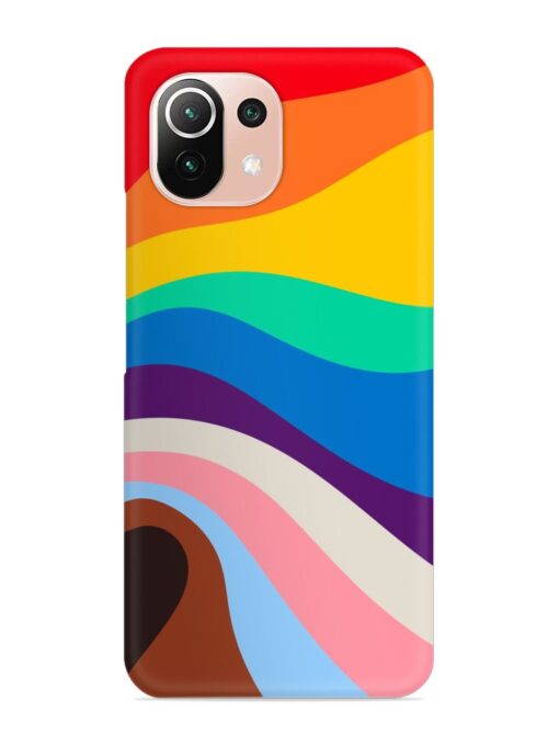 Minimal Pride Art Snap Case for Xiaomi Mi 11 Lite Zapvi