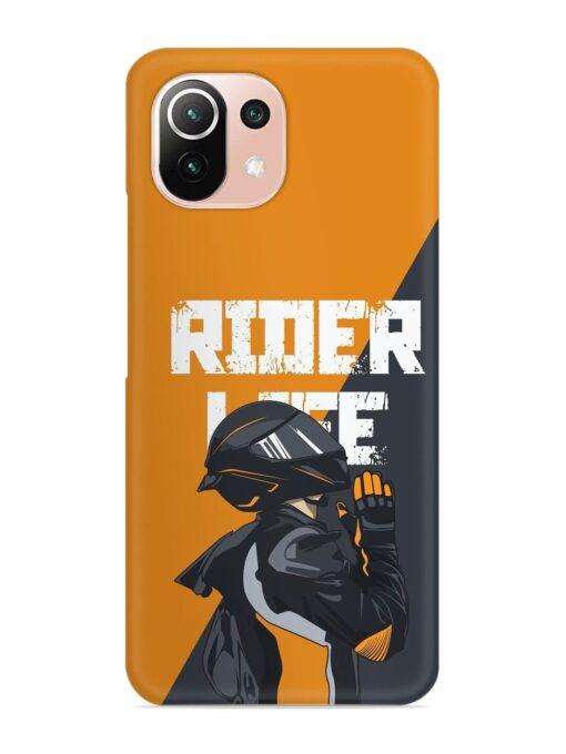 Rider Life Snap Case for Xiaomi Mi 11 Lite Zapvi