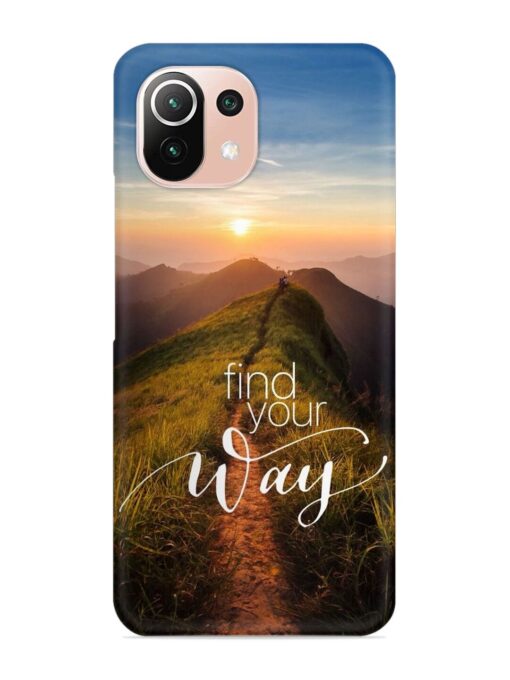 Find Your Way Snap Case for Xiaomi Mi 11 Lite Zapvi