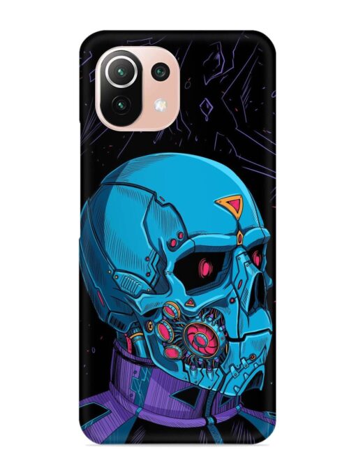 Skull Robo Vector Snap Case for Xiaomi Mi 11 Lite Zapvi