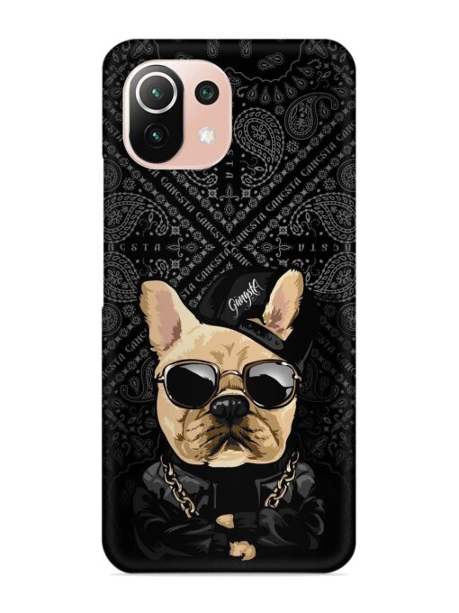 Gangsta Cool Sunglasses Dog Snap Case for Xiaomi Mi 11 Lite Zapvi