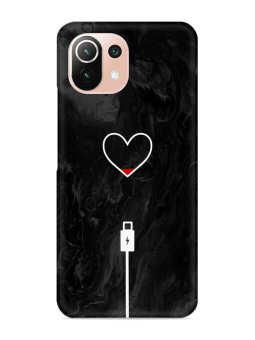 Heart Charging Vector Snap Case for Xiaomi Mi 11 Lite Zapvi