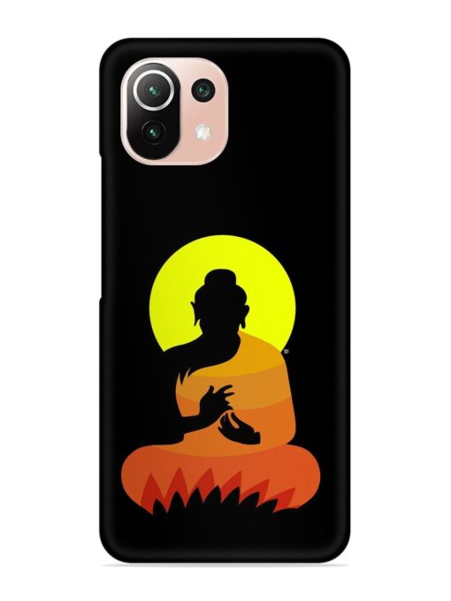 Buddha Art Black Snap Case for Xiaomi Mi 11 Lite Ne (5G)