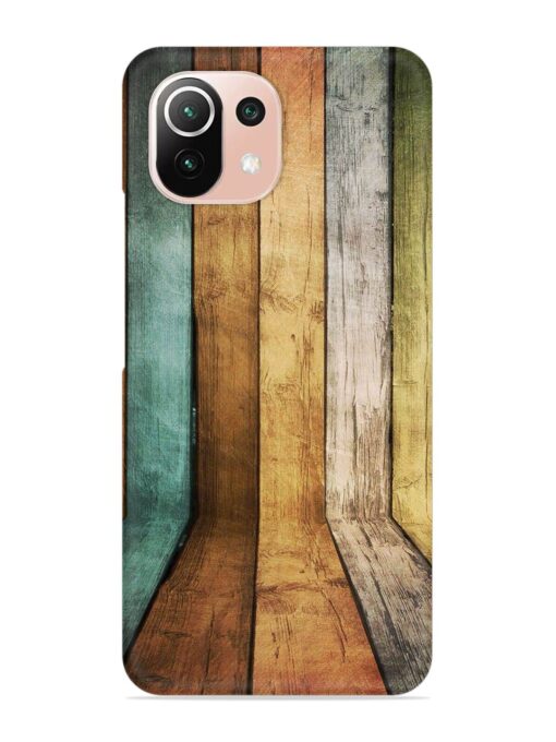 Wooden Realistic Art Snap Case for Xiaomi Mi 11 Lite Ne (5G) Zapvi