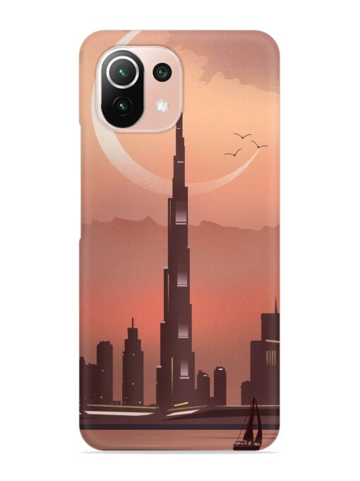 Landmark Burj Khalifa Snap Case for Xiaomi Mi 11 Lite Ne (5G) Zapvi