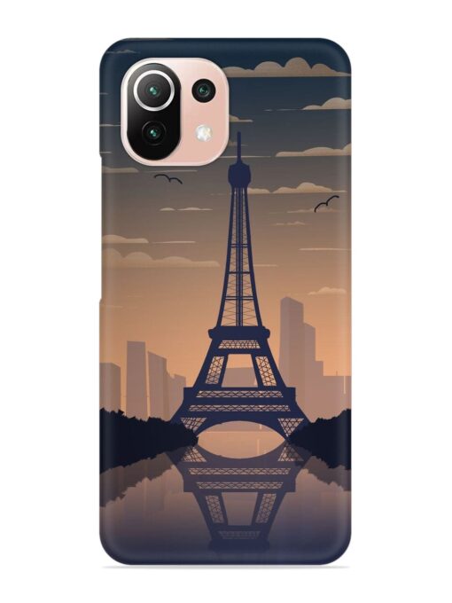 France Paris Eiffel Tower Gradient Snap Case for Xiaomi Mi 11 Lite Ne (5G) Zapvi